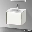 Тумба подвесная под раковину Duravit XViu 51 x 42 см, белый матовый (XV40310B118) фото 2 Aquada.com.ua