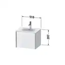 Тумба подвесная под раковину Duravit XViu 51 x 42 см, доломитово-серый глянцевый лак (XV40310B138) фото 2 Aquada.com.ua