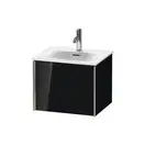 Тумба подвесная под раковину Duravit XViu 51 x 42 см, чёрный глянцевый (XV40310B140) фото 1 Aquada.com.ua