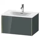 Тумба подвесная под раковину Duravit XViu 71 x 48 см, доломитово-серый глянцевый лак (XV40330B138) фото 1 Aquada.com.ua