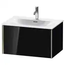Тумба подвесная под раковину Duravit XViu 71 x 48 см, чёрный глянцевый (XV40330B140) фото 1 Aquada.com.ua