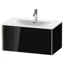 Тумба подвесная под раковину Duravit XViu 81 x 48 см, чёрный глянцевый (XV40340B140) фото 1 Aquada.com.ua