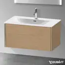 Тумба подвесная под раковину Duravit XViu 81 x 48 см, дуб европейский (XV40340B152) фото 2 Aquada.com.ua