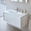Тумба подвесная под раковину Duravit XViu 101 x 48 см, белый глянцевый (XV40350B122) фото 2 Aquada.com.ua