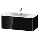 Тумба подвесная под раковину Duravit XViu 101 x 48 см, чёрный глянцевый (XV40350B140) фото 1 Aquada.com.ua