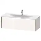 Тумба подвесная под раковину Duravit XViu 121 x 48 см, белый глянцевый (XV40360B122) фото 1 Aquada.com.ua