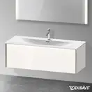 Тумба подвесная под раковину Duravit XViu 121 x 48 см, белый глянцевый (XV40360B122) фото 2 Aquada.com.ua