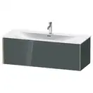 Тумба подвесная под раковину Duravit XViu 121 x 48 см, доломитово-серый глянцевый лак (XV40360B138) фото 1 Aquada.com.ua