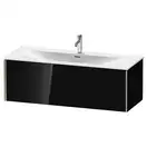 Тумба подвесная под раковину Duravit XViu 121 x 48 см, чёрный глянцевый (XV40360B140) фото 1 Aquada.com.ua