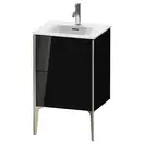 Тумба напольная под раковину Duravit XViu 51 x 42 см, чёрный глянцевый (XV40690B140) фото 1 Aquada.com.ua
