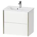 Тумба подвесная под раковину Duravit XViu 61 x 39 см, белый матовый (XV41780B118) фото 1 Aquada.com.ua