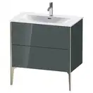 Тумба напольная под раковину Duravit XViu 81 x 48 см, доломитово-серый глянцевый (XV43020B138) фото 1 Aquada.com.ua