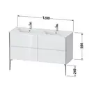 Тумба напольная под раковину Duravit XViu 128 x 48 см, сосна коричневая (XV44850B151) фото 2 Aquada.com.ua