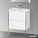 Тумба напольная под раковину Duravit XViu 61 x 39 см, белый матовый (XV44880B118) фото 2 Aquada.com.ua