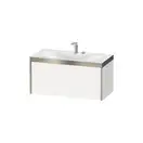 Тумба подвесная с раковиной c-bonded Duravit XViu 100 x 48 см, белый матовый (XV4611EB118P) фото 1 Aquada.com.ua