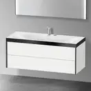Тумба подвесная с раковиной c-bonded Duravit XViu 120 x 48 см, белый матовый (XV4617EB218P) фото 2 Aquada.com.ua