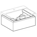 Тумба под раковину с одним выдвижным ящиком Geberit Xeno² 580 х 462 мм, серый шпон (500.505.43.1) фото 2 Aquada.com.ua