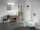 Тумба для накладной раковины Geberit VariForm 120 х 51 х h55 см, тёмный орех (501.186.00.1) фото 3 Aquada.com.ua