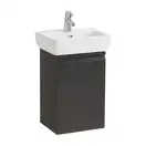 Тумба под умывальник 38 см петли справа Laufen Pro, венге (H4830120954231) фото 1 Aquada.com.ua
