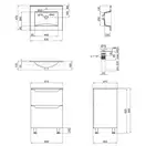 Тумба підлогова з умивальником Qtap Scorpio QT1471TNВ6013060CW (QT1471TNВ6013060CW) фото 2 Aquada.com.ua