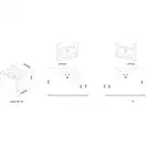 Тумба под раковину Ravak 10° 650х535х450 мм R темный орех (X000000750)