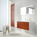 RAVAK Тумба под раковину SD Clear 80x38x42 см белый/черешня (X000000758) фото 4 Aquada.com.ua