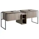Тумба под раковину с консолью Simas Frame 181 х 57 х h72 см, дуб тёмный (FM2 Rovere scuro) фото 1 Aquada.com.ua