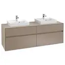 Тумба под умывальник 160 см Villeroy & Boch Collaro (Truffle Grey) (C02100VG) фото 1 Aquada.com.ua