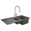 Набор Grohe мойка кухонная K400 31642AT0 + смеситель Eurosmart Cosmopolitan 31481001 (31642AT031481001)