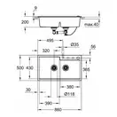 GROHE Мойка кварцевая Sink K500 двойная (31649AT0)