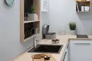 Встраиваемая кухонная мойка Hansgrohe S51 S510-F450 (цвет - чёрный графит) 450 (43312170) фото 2 Aquada.com.ua