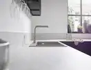 Встраиваемая кухонная мойка Hansgrohe S51 S510-F635 (цвет - серый бетон) 180/450 (43315380) фото 4 Aquada.com.ua