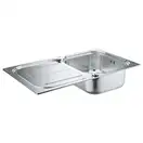 GROHE Мийка для кухні 860 x 500 мм з ексцентриком, 1 чаша, матова (31563SD0)