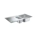 GROHE Мийка для кухні 970 x 500 мм з ексцентриком, 2 чаши, матова (31564SD0) (31564SD0) фото 1 Aquada.com.ua