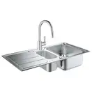 Набор Grohe мойка кухонная K500 31572SD0 + смеситель Eurostyle Cosmopolitan 31482003 (31572SD031482003)