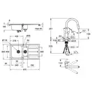 Набор Grohe мойка кухонная K500 31572SD0 + смеситель Eurostyle Cosmopolitan 31482003 (31572SD031482003)