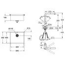 Набор Grohe мойка кухонная K700 31574AL0 + смеситель Minta 32168000 (31574AL032168000)
