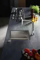 Встраиваемая кухонная мойка Hansgrohe S71 S711-F450 (цвет - нержавеющая сталь) 450 (43301800) фото 2 Aquada.com.ua