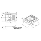 Кухонна мийка Qtap 6550 Satin 0,8 мм (QT6550SAT08) (QT6550SAT08) фото 2 Aquada.com.ua