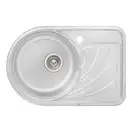 Кухонна мийка Qtap 6744L Satin 0,8 мм (QT6744LSAT08) (QT6744LSAT08) фото 1 Aquada.com.ua