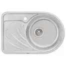 Кухонна мийка Qtap 6744R Micro Decor 0,8 мм (QT6744RMICDEC08) (QT6744RMICDEC08) фото 1 Aquada.com.ua
