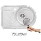 Кухонна мийка Qtap 6744R Satin 0,8 мм (QT6744RSAT08) (QT6744RSAT08) фото 3 Aquada.com.ua