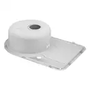Кухонна мийка Qtap 6744R Satin 0,8 мм (QT6744RSAT08) (QT6744RSAT08) фото 5 Aquada.com.ua