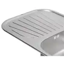 Кухонна мийка Qtap 7448 Satin 0,8 мм (QT7448SAT08) (QT7448SAT08) фото 6 Aquada.com.ua