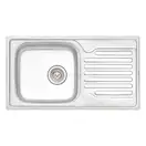 Кухонна мийка Qtap 7843 Satin 0,8 мм (QT7843SAT08) (QT7843SAT08) фото 1 Aquada.com.ua
