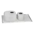 Кухонна мийка Qtap 7850-B Satin 0,8 мм (QT7850BSAT08) (QT7850BSAT08) фото 5 Aquada.com.ua
