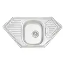 Кухонна мийка Qtap 9550 Satin 0,8 мм (QT9550SAT08) (QT9550SAT08) фото 1 Aquada.com.ua