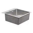 Кухонна мийка Qtap D5050 Satin 2.7/1.0 мм (QTD505010) (QTD505010) фото 4 Aquada.com.ua