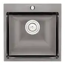 Кухонна мийка Qtap D5050BL Black 2.7/1.0 мм (QTD5050BLPVD10) (QTD5050BLPVD10) фото 1 Aquada.com.ua