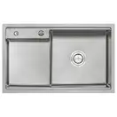 Кухонна мийка Qtap D7848-R Satin 3.0/1.2 мм (QTD7848R3012) (QTD7848R3012) фото 1 Aquada.com.ua